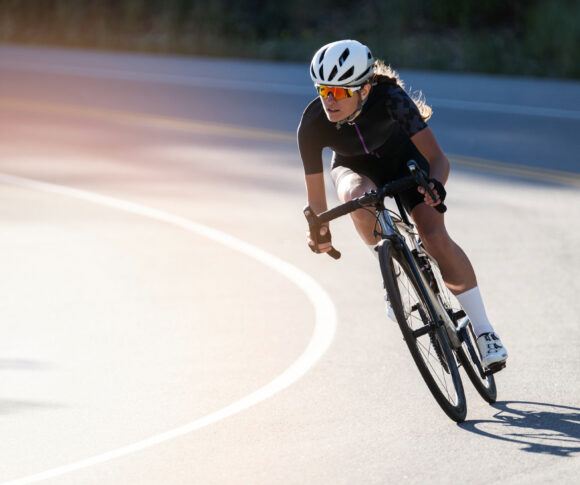 trening zawodowego kolarza