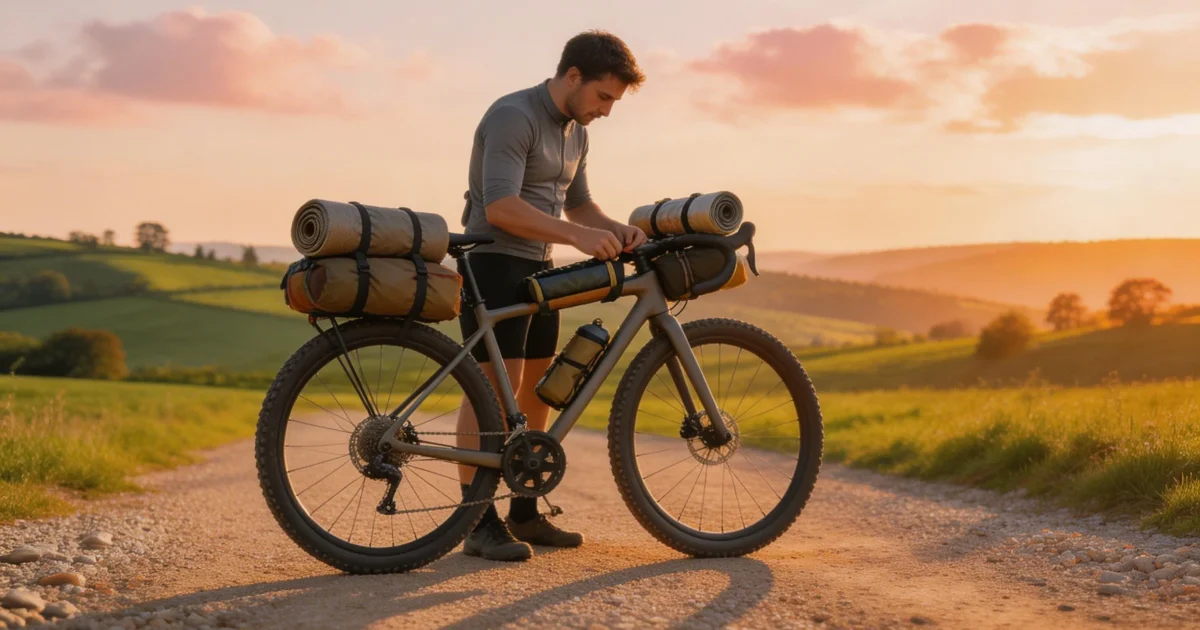 wyprawa rowerem planowanie – gravel z sakwami