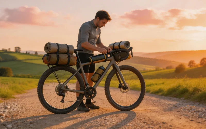 wyprawa rowerem planowanie – gravel z sakwami